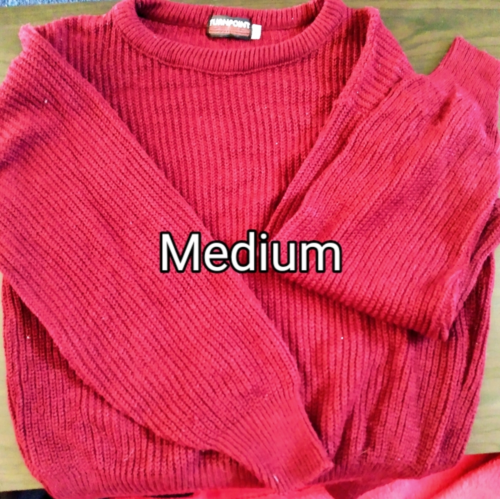 Red Sweater for the Holidays